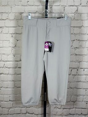 Women’s Smash It Sports Softball Pants Gray Size M New